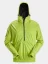 Windblocker stretch half-zip hoodie Snickers FlexiWork 8400, lime