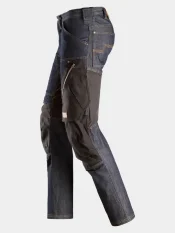 Strečové riflové montérky Snickers FlexiWork 6956, denim