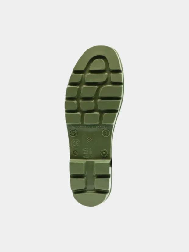 Dunlop Bicolour , gumové poltopánky, biele