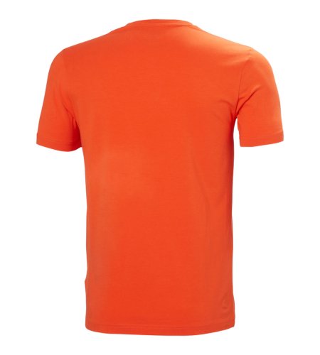 Tričko Helly Hansen Graphic, krátky rukáv, oranžové