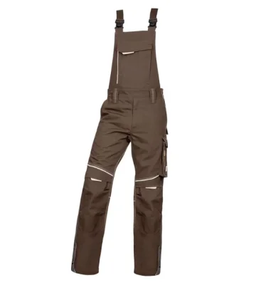 Bib work trousers Ardon Urban+, brown