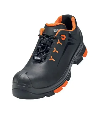 Safety low shoes Uvex 2, S3 SRC, black-orange