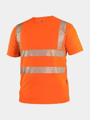 Reflexní triko s krátkým rukávem CXS BANGOR, oranžové