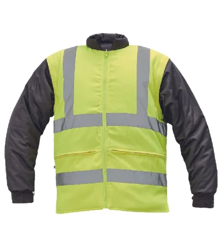 Waterproof winter hi-vis jacket Cerva FORMBY 7v1, yellow