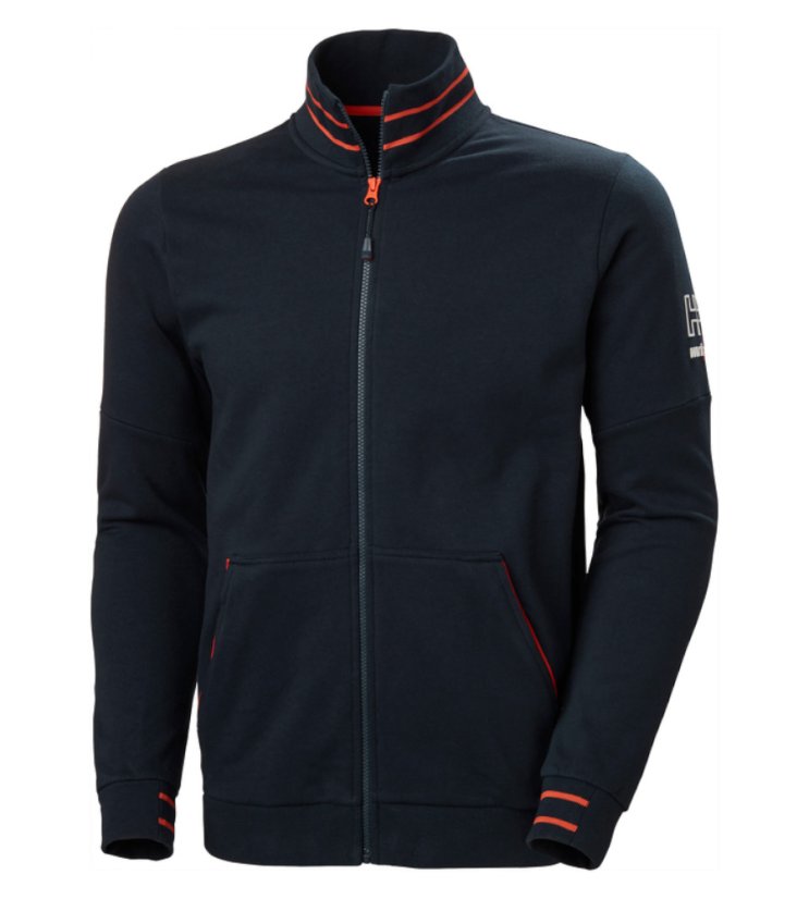 Mikina bez kapucne Helly Hansen Kensington, tmavomodrá