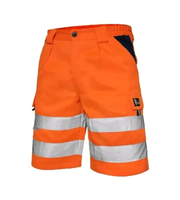 Reflective work shorts CXS Norwich, orange