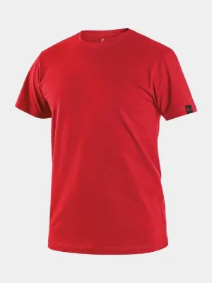 T-shirt CXS NOLAN, short sleeve, red