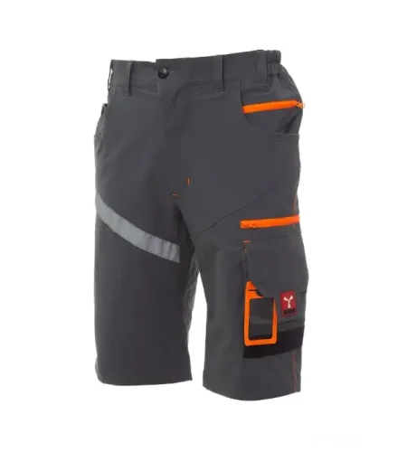 Stretch work shorts Payper Technik Next 4W, smoke