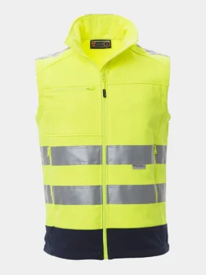 Reflective waterproof vest Payper Traffic, yellow