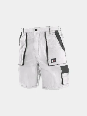 Work shorts CXS Luxy Tomas, 100% cotton, white