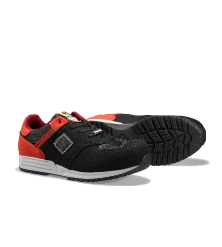 Safety low shoes TO WORK FOR Graffiti S3 ESD, black-red