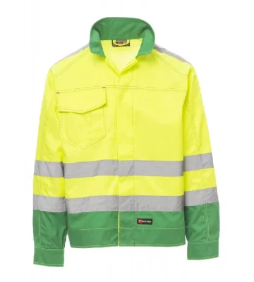 Reflective jacket Payper Safe Hi-Vi, green