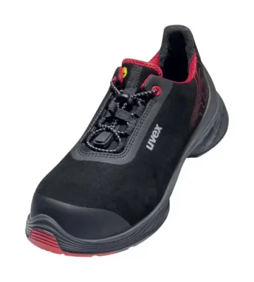 Safety shoes Uvex 1 G2, S3 SRC, black-red