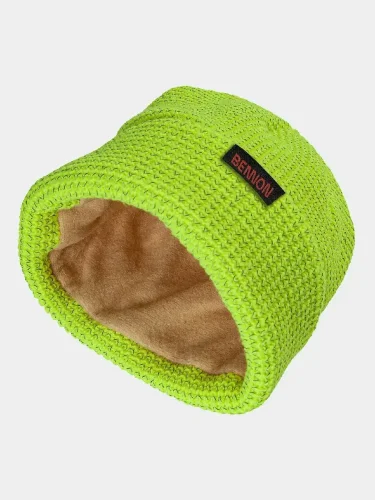 Winter beanie Bennon REFLECTOS, yellow