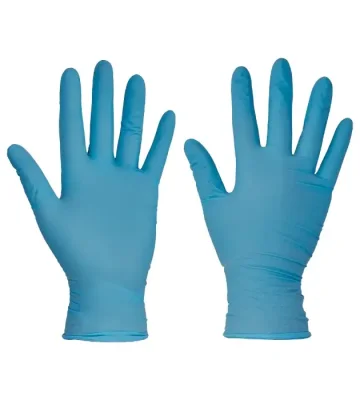 Disposable gloves Cerva BARBARY, nitrile, powder, 100 pcs/pack