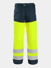 Reflective work trousers with mesh CXS Halifax, yellow