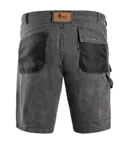 Denim shorts CXS Muret, gray