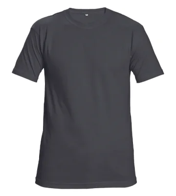 T-shirt Cerva TEESTA, short sleeve, 100% cotton, anthracite