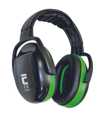 Safety earmuffs EAR DEFENDER 1H, green, 26 dB