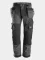 Work Trousers Snickers FlexiWork+ 6902, holster pockets, grey