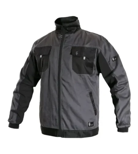 Work jacket CXS Phoenix Perseus, gray-black