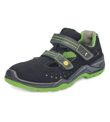 Safety sandals Cerva Halwill S1P ESD, black