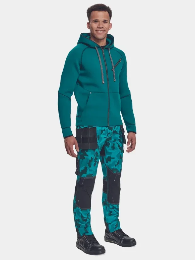 Arbeits-Sweatshirt Cerva Neurum, petrol