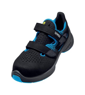 Safety sandals Uvex 1 G2, S1 SRC, black-blue