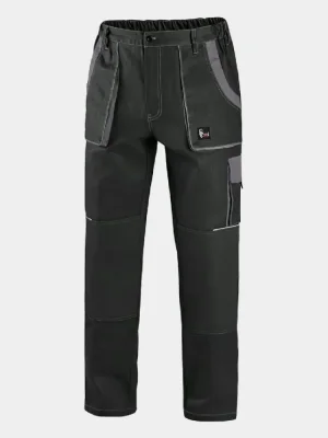 Work trousers CXS Luxy Josef, 100% cotton, black