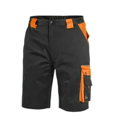 Work shorts CXS Sirius Brighton, black-orange