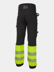 Softshell-Reflex-Arbeitshose Bennon Reflectos, schwarz