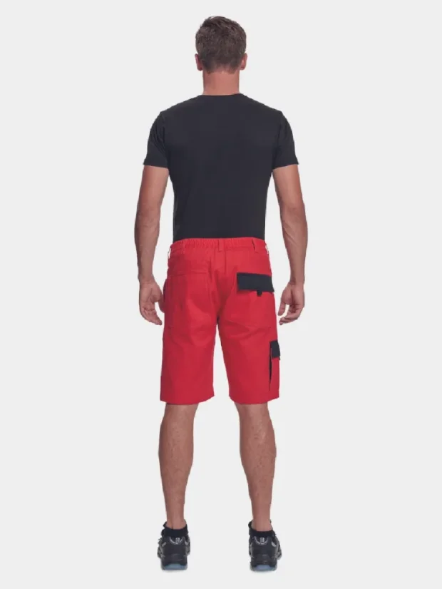 Arbeits-Shorts Cerva Max Neo, 100% Baumwolle, rot