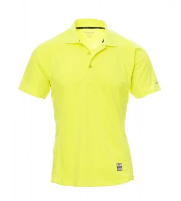 Men's polo shirt Payper Training, short sleeve, yellow