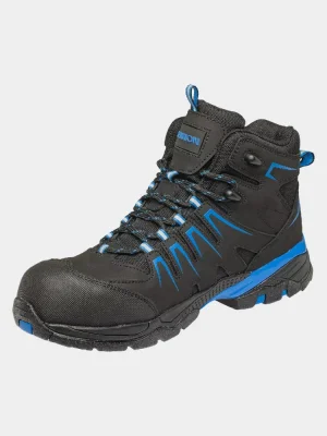 Členkové pracovné topánky Bennon ORLANDO XTR S3 High, kompozit. špička, modré