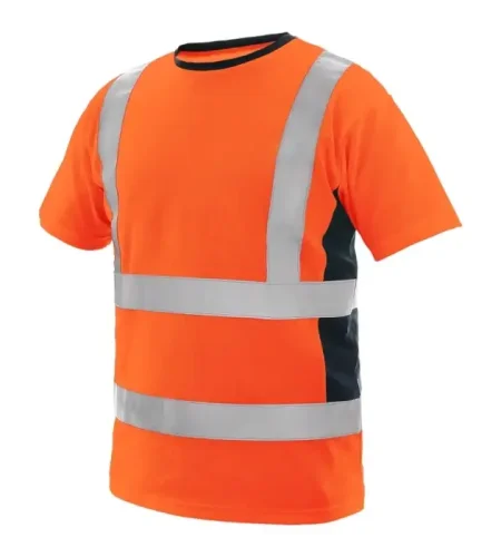 Reflective T-shirt CXS Exeter, short sleeve, orange