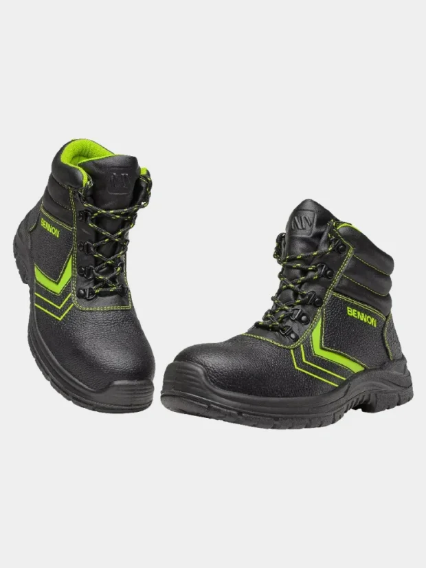 Ankle safety shoes Bennon BASIC S3, black, steel toe