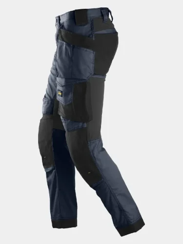 Stretch Trousers with Holster Pockets, Snickers AllroundWork 6241, navy