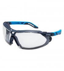 Pracovné okuliare proti prachu Uvex I-5, čierno-modré