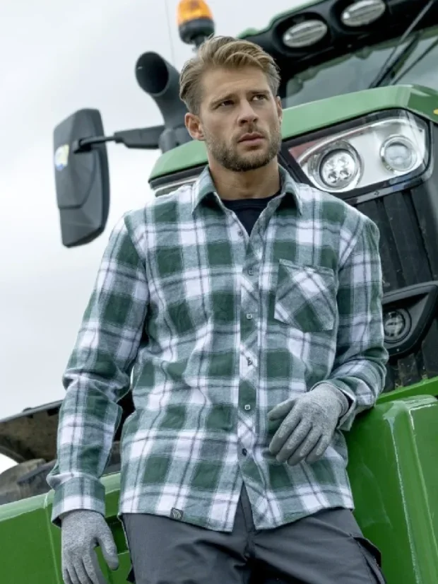 Flanelová košeľa Ardon Optiflannels, zelená