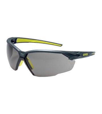 Safety glasses uvex suXXeed, clear, black-lime