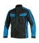 Work jacket CXS Sirius Brighton, black-blue