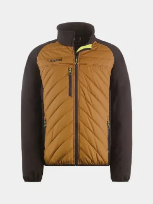 Hybridní pracovní bunda Kapriol Slick, péřová, softshell, zlatá