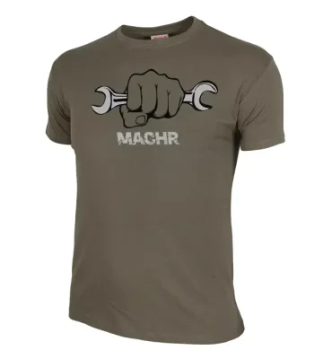 T-shirt Bennon Machr Tool, green