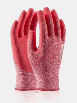 Máčané pracovné rukavice Ardon NATURE TOUCH, ružové