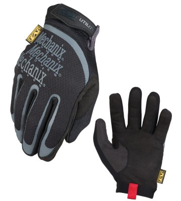 Pracovné rukavice Mechanix Utility, čierne