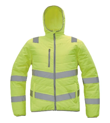 Hi-vis insulated jacket Cerva MONTROSE, yellow