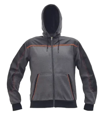 Hoodie Cerva Cremorne, gray