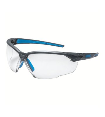 Safety glasses uvex suXXeed, clear, black-blue