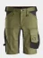 Work Shorts Snickers AllroundWork Stretch 6143, khaki