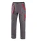 Work trousers CXS Luxy Josef, 100% cotton, gray-red